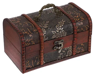 Productafbeelding van Houten Vintage Sieradenbox, 20 x 11 x 11 cm