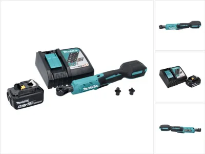 Produktbild von Makita DWR 180 RG1 Akku Ratschenschrauber 18 V 47,5 Nm 1/4" 3/8" + 1x Akku 6,0 Ah + Ladegerät