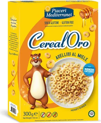 Produktbild von Piaceri Mediterranei Cereal Oro Honigringe 300g