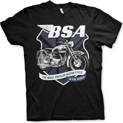 Obrázek produktu pro Tričko B.S.A. 650 Shield - velké - černé