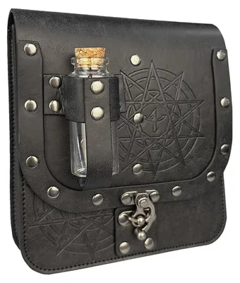 Produktbild von Gürteltasche Kunstleder mit 4 Zaubertrank Fläschchen Schwarz