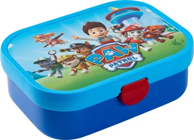 Produktbild von Mepal - Brotdose Campus - Bento Box Kinder - Brotdose mit Fächern & Gabel - Meal Prep Box mit Clip-Verschluss - BPA-frei & Spülmaschinenfest - 750 ml - Paw Patrol