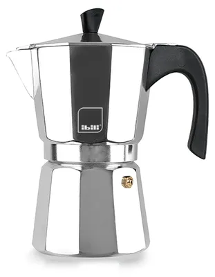 Espressomaschine, Aluminium/Kunststoff, 100 ml, Silber/Schwarz