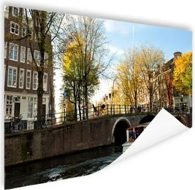 Produktbild von MuchoWow® Poster Amsterdam - Boot - Wasser 60x40 cm - Schlafzimmerdekoration