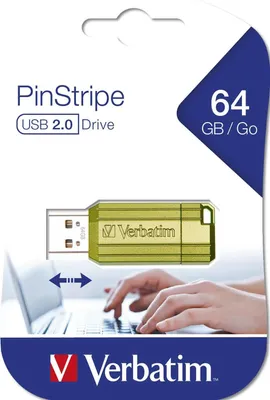 Produktbild von Verbatim Store n Go Pinstripe USB 2.0 Eucalyptus Green    64GB
