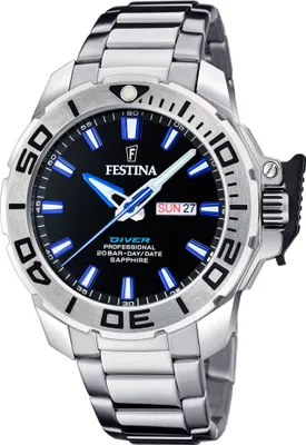 Produktbild von Festina Armbanduhr Herren Casual Edelstahl Uhr silber UF20665/3