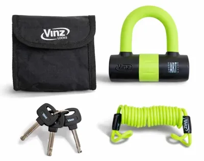 Obrázek produktu pro Zámek na kolo ART4, žlutý, pro motocykly a skútry
