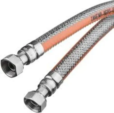 Produktbild von Flexibler Gasleitungsschlauch Mit Pvc-Ummantelung, 50 Cm – H/Gw-21-050