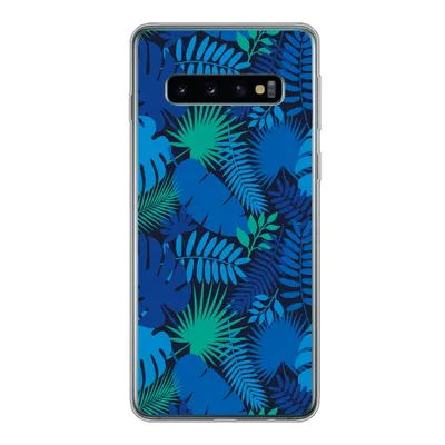 Produktbild von MuchoWow® Handyhülle Schutzhülle Hülle für Samsung Galaxy S10 Tropisch - Design - Blätter Silikon Softcase Handy Hülle - Handytasche