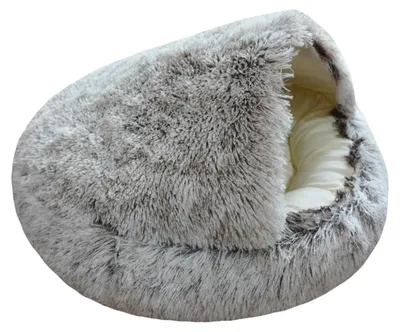 Image de Coussin confortable pour animaux de compagnie, idéal pour les chats et les chiens, 2 en 1