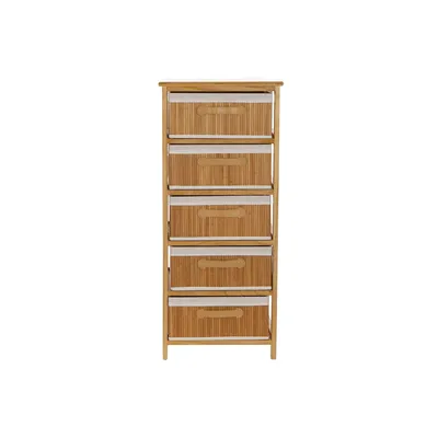 Produktbild von Szafka z szufladami DKD Home Decor naturalne drewno bambusowe Paulonia 42 x 32 x 98 cm