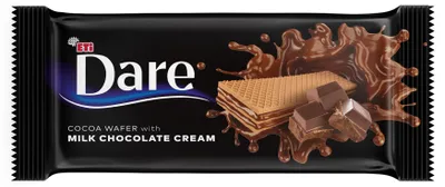 Obrázok produktu pre Dare - Wafel Czekoladowy z Mleczną Czekoladą 142g