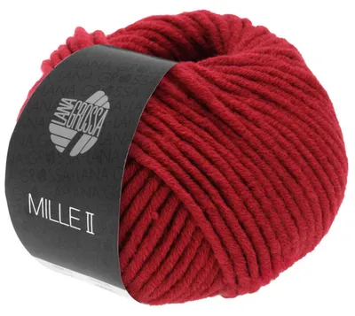 Produktbild von Lana Grossa - Mille II 0009 weinrot