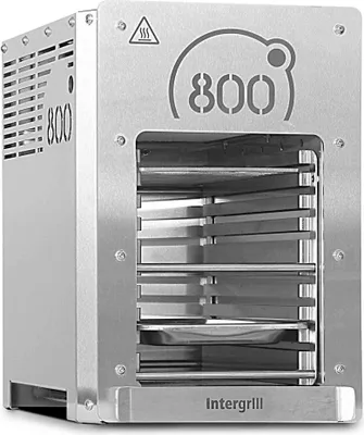 Produktbild von Intergrill 800° Gasgrill Steakgrill Hochleistungsgrill Profi Qualität 15,6kg Oberhitzegrill Edelstahl inkl. Grillrost Gastroschale