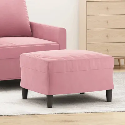 Obrázek produktu pro vidaXL Podnožka růžová 60x50x41 cm Velvet