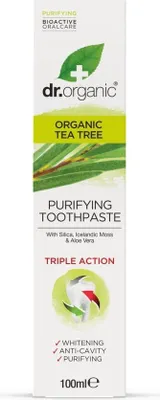 Zdjęcie produktu dla Dr Organic Pasta do zębów z drzewa herbacianego 100ml