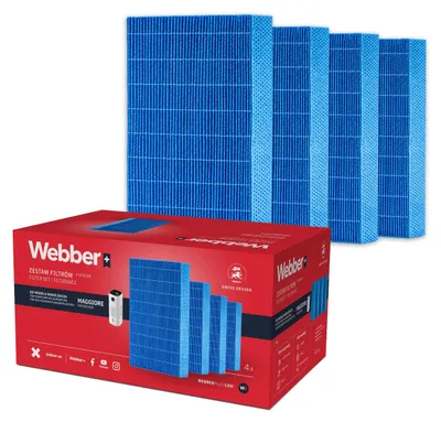 Productafbeelding van Filter Voor Luchtbevochtiger Webber Hh10001Fnx, Origineel Verdampingsfilter, 4 Stuks
