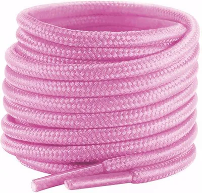 Immagine prodotto di Lacci per scarpe Kicks Don, rotondi, lunghezza 100 cm, color rosa, spessore 4 mm