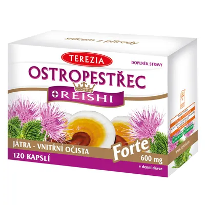 Immagine prodotto di TEREZIA Ostropestřec + Reishi Forte, 120 capsule
