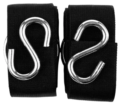 Image de Spokey - Sangle pour hamac (lot de 2) PP13049 (taille unique) (noir)