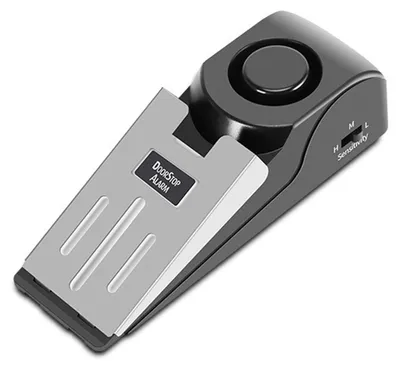 Immagine prodotto di Allarme per fermaporta, protezione antifurto, 120 dB, sirena, fermaporta portatile, sicurezza per la casa, l'appartamento, i viaggi