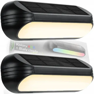 Produktbild von Decorya Solar Wandleuchte LED Außen Warmweiß & RGB