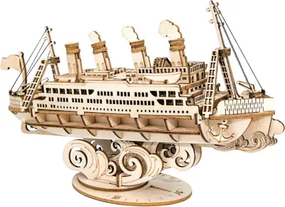 Produktbild von ROBOTIME Rolife 3D Holzpuzzle Kreuzfahrtschiff 145 Teile