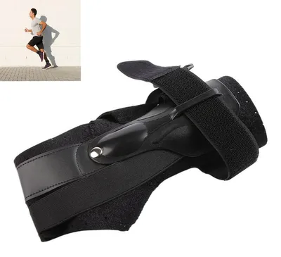 Produktbild von Verstellbare Knöchelbandage Fußgelenkstütze für Sport, stabilisierend & rutschfest, Schutz vor Verstauchungen, unisex