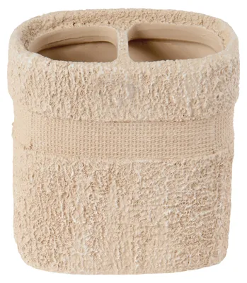 Produktbild von MSV 3700703958505, Freistehender Zahnbürstenhalter, Polyresin, Beige, 90 mm, 50 mm, 100 mm