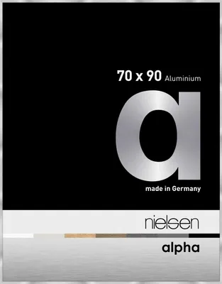 Produktbild von nielsen Aluminium Bilderrahmen Alpha, 70x90 cm, Silber