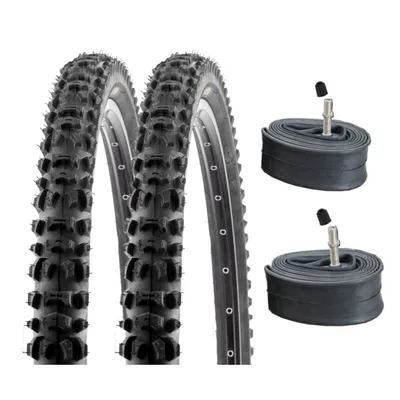 Produktbild von 2 x Kenda MTB Reifen Fahrradreifen 26 Zoll 26x2.10 + 2 x Schlauch Mountainbike