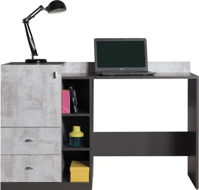 Produktbild von Furniture24 Schreibtisch Tablo TA9 mit Tür und 2 Schubladen