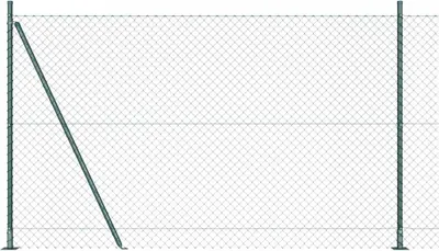 Produktbild von Maison Exclusive - Geschweißter Drahtzaun mit Betonfundament 10 x 1,5 m (B x H)