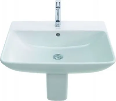 Produktbild von DURAVIT 2335650000 Waschtisch ME by Starck 650 mm mit
