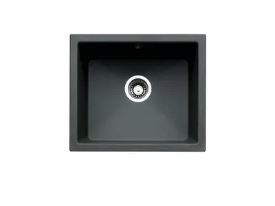 Produktbild von NABER Spüle SINGOLI 600 in METALLICO mit Drehexcenter / Cin-Nagranit / Unterbau