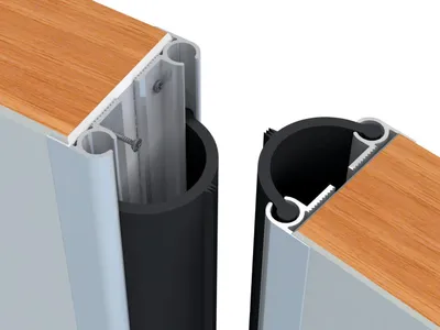 Image de Protection anti-pince doigts pour porte battante N2 224cm épaisseur 40 à 48mm largeur joint 60mm - ELLEN - 7003403