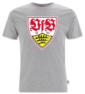 Produktbild von VfB Stuttgart T-Shirt Wappen grau Gr. XL
