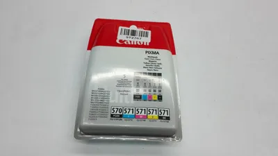 Obrázok produktu pre Canon PGI-570/CLI-571 PGBK/BK/C/M/Y Multi Pack - 5 balení - čierna, žltá, azúrová, purpurová - originál 0372C004