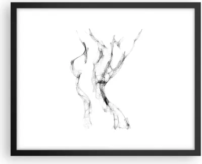 Produktbild von Gerahmtes Poster - Schwarzer Rahmen - Frau Körper Nacktheit - 50x40 cm - Wand Bild - Wanddeko - Wandbilder - Kunstposter - Wandposter - Bilderrahmen - Bilder - Kunstdruck - P2BAA50x40-4938