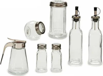Produktbild von 7-teiliges Glasgewürzset für die Küche