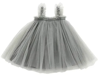 Imagen del producto de Vestido de tutú para niña, ideal para bebés y niños pequeños, estilo princesa, sin mangas, confeccionado en tul
