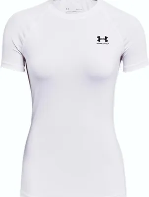 Produktbild von Under Armour Damen HeatGear Kurzarm Kompressions-T-Shirt - 1365460, Farbe:Weiß, Textil:M