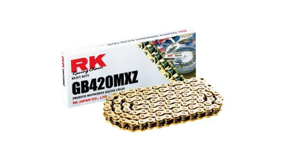 Obrázek produktu pro RK Chain 420 Mxz 130 C Gold/Gold Open