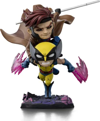 Zdjęcie produktu dla Iron Studios X-Men 97 – minifigurki Gambita i Wolverine'a