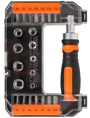 Produktbild von Werckmann 38-teiliges Schraubendreher-Set mit Ratsche