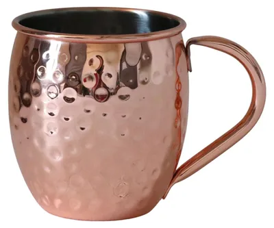 Image de Moscow Mule Gobelet 500ml Gobelet métallique Tasse à cocktail martelé