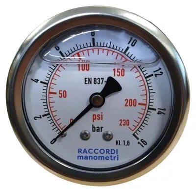 Produktbild von Hinteres Manometer 16 bar MG3-63 Gewinde 1/4"