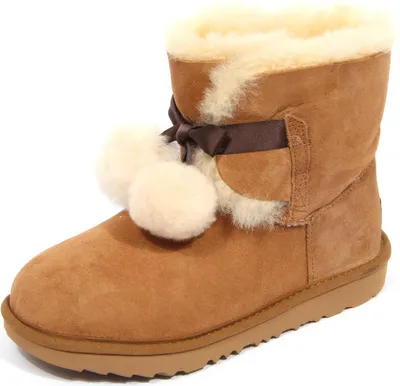 Immagine prodotto di G4276 stivale bimba girl UGG GITA brown suede boot kid