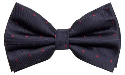 Produktbild von Fabio Farini - 1 Stück Herren Fliegen mit Punkten - Männer Querbinder Vorgebunden Bowtie Dunkelblau (Blau, Rot)