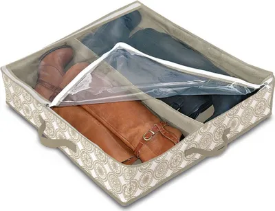 Immagine prodotto di Organizzatore di scarpe Domopak Ella beige, per 2 paia